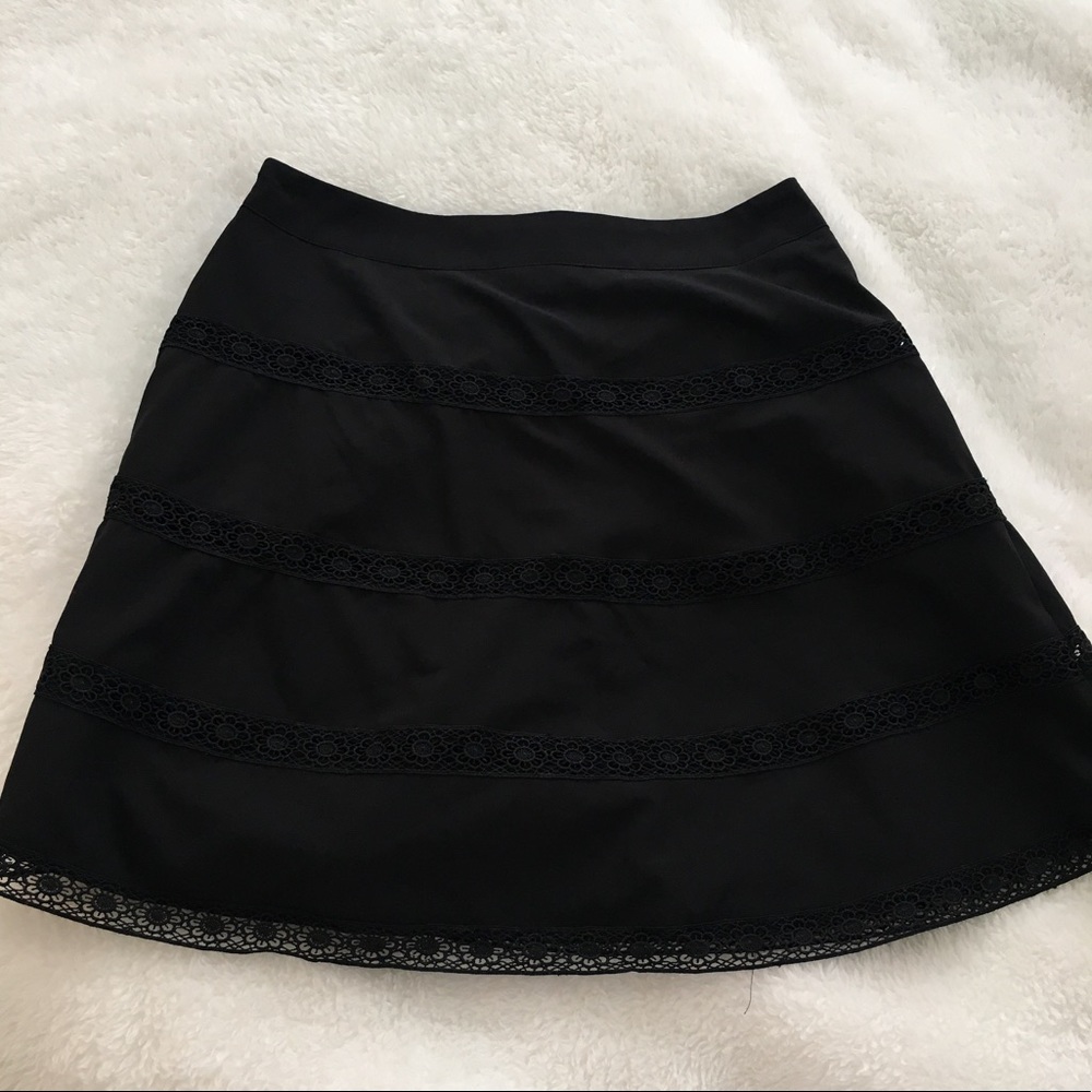 The Limited Black Lace Skirt